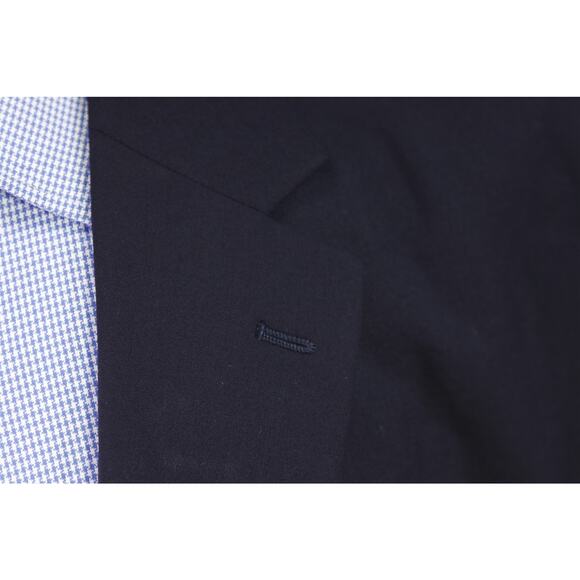 Jos A Bank Blazer Navy Blue Gold Button Jacket 48R - Picture 5 of 8